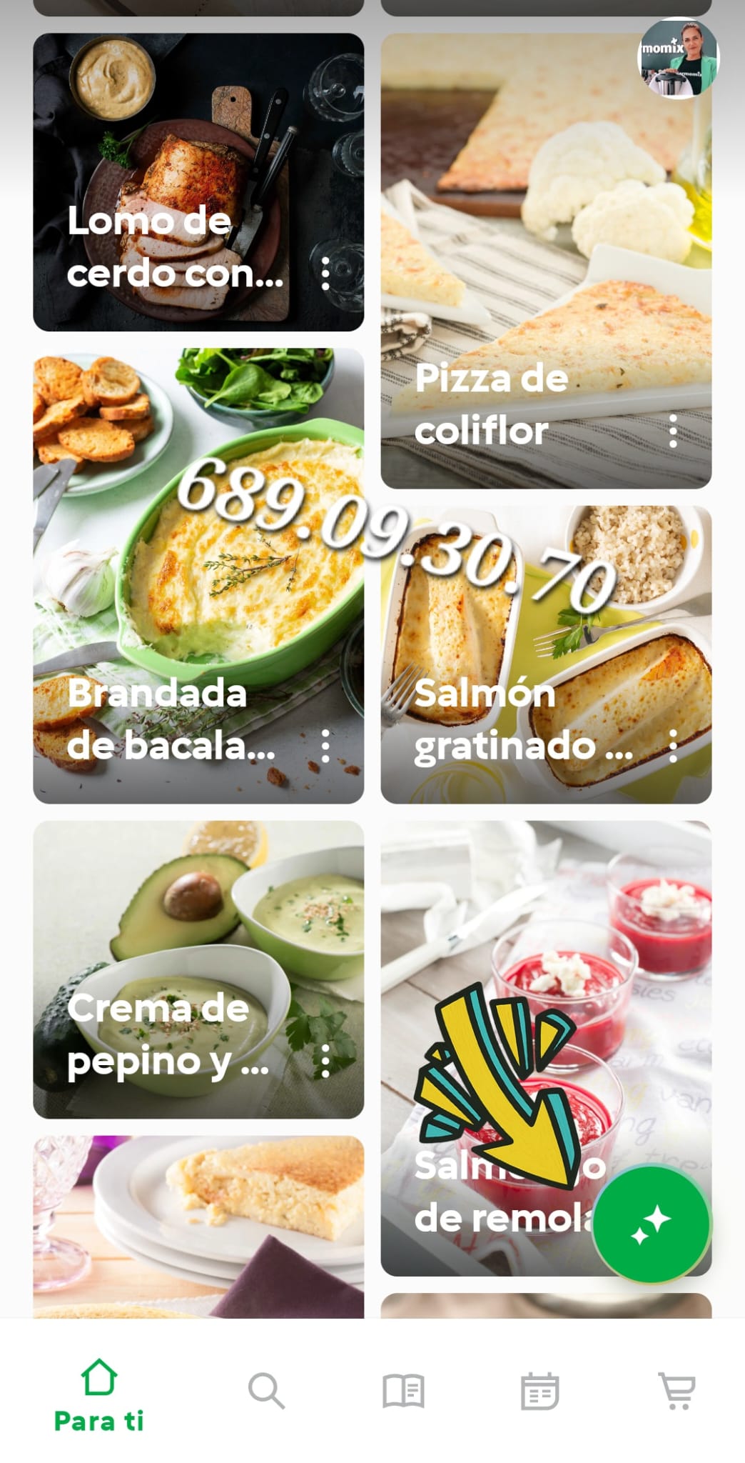 Cookidoo® Assistant para buscar recetas e inspiración con Thermomix®