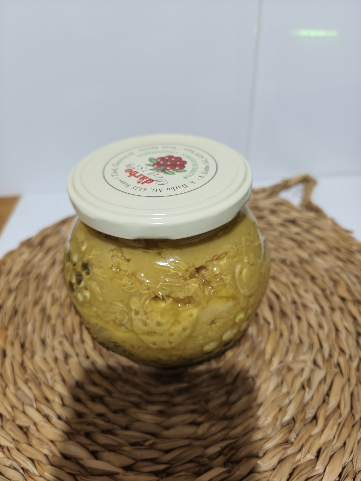 Tarro de concentrado de caldo de pollo casero